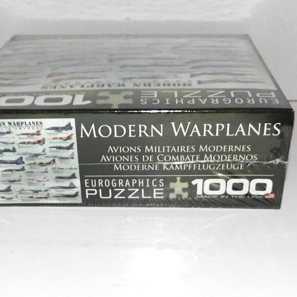 1000 Pc Eurographics Modern Warplanes Jigsaw Puzzle New Sealed - Picture 3 of 6